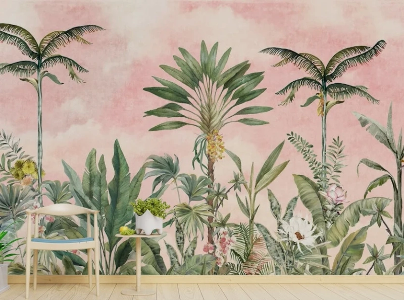Turn Your Walls into a Paradise with Tropical Wallpaper Patterns  