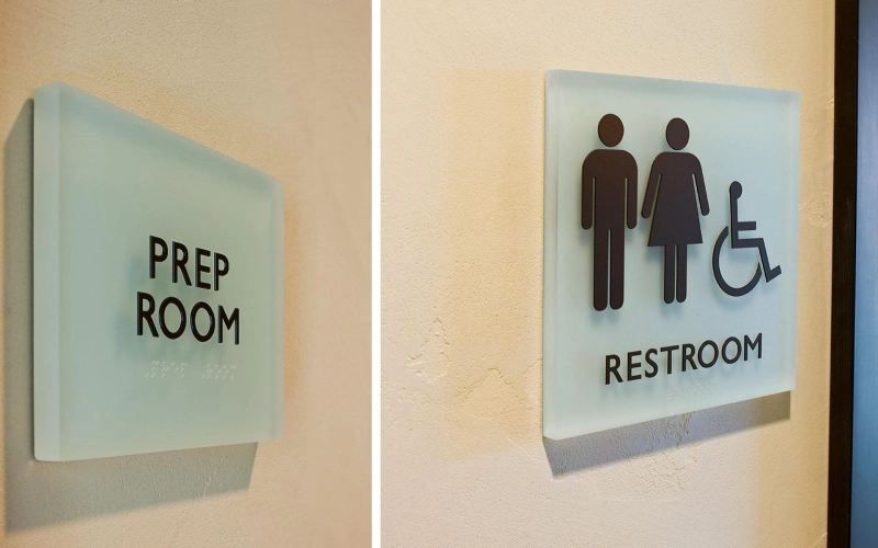 Crystal Clear Communication: Benefits of Acrylic ADA Signs