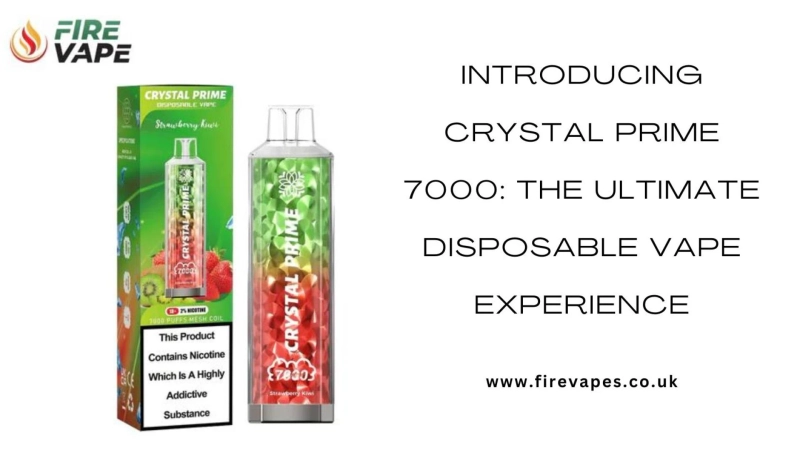 Introducing Crystal Prime 7000: The Ultimate Disposable Vape Experience