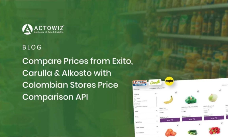 Colombian Stores Price Comparison API - Exito, Carulla, Alkosto