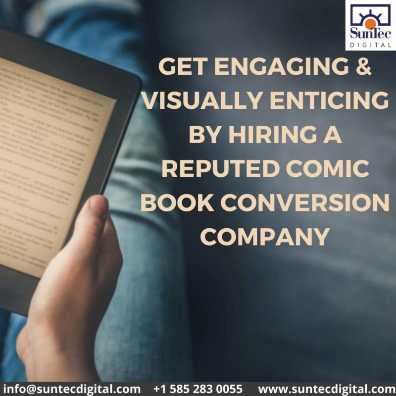 Get engaging & visually enticing by hiring a reputed comic book conversion company