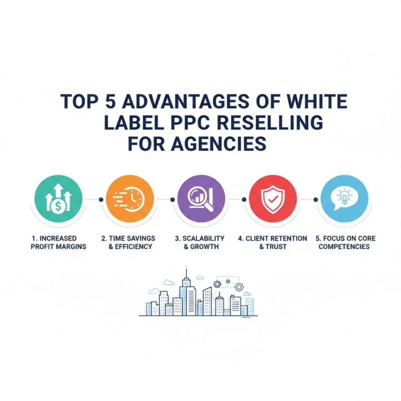 Top 5 Advantages of White Label PPC Reselling for Agencies