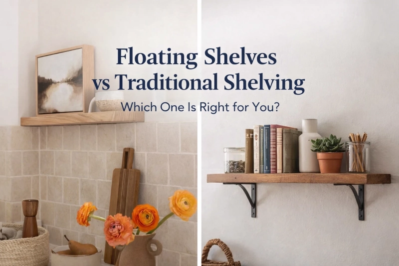 Floating Shelves vs Traditional Shelving: Which One Is Right for You?