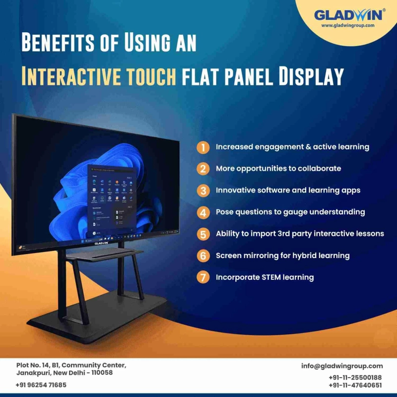 Introducing the GLADWIN PLATINUM E800 Series Interactive LED Flat Panel: Revolutionizing Classroom Learning