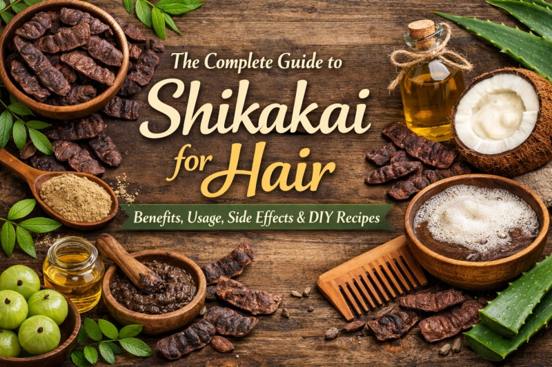 The Complete Guide to Shikakai for Hair: Benefits, Usage, Side Effects & DIY Recipes