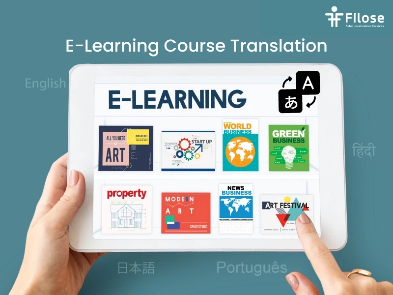 E-Learning Course Translation & Localization Services - Filose