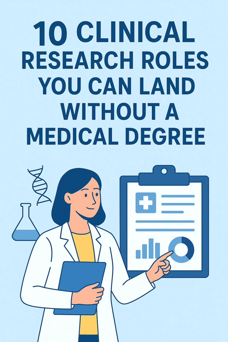 10 Clinical Research Roles You Can Land Without a Medical Degree
