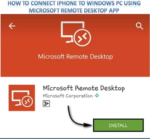 How to Connect iPhone to Windows PC Using Microsoft Remote Desktop App