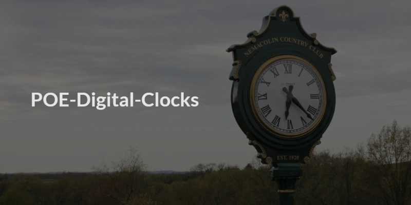 IN WHAT WAYS IP POE CLOCKS ARE BENEFICIAL FOR SCHOOLS?