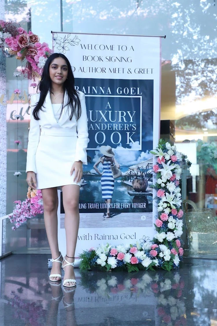 “A Luxury Wanderer’s Book”by Rainna Goel India’s Youngest Blogger and author-Launch Success party was held in Bandra yesterday.