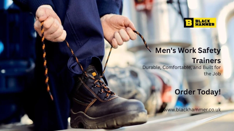 Black Hammer Men's Work Safety Trainers: Durable, Comfortable, and Built for the Job