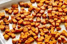 Sweet potatoes on Blackstone