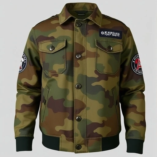 Camo Jacket with Patches: A Timeless Fashion Statement