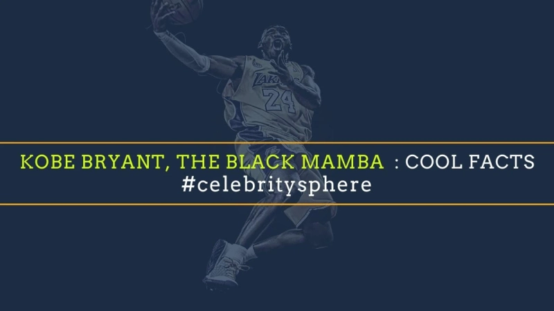 Interesting FACTS about KOBE BRYANT, The Black Mamba | Celebrity Sphere