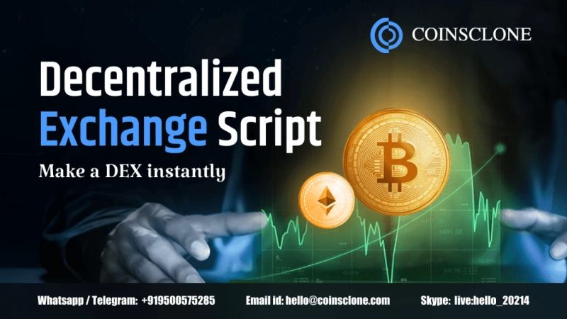 Decentralized exchange script- make a DEX instantly