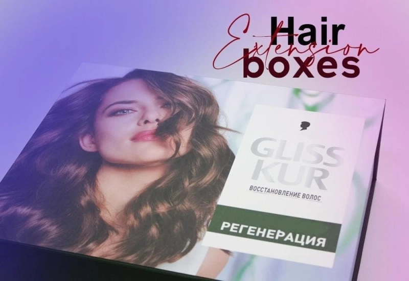 Get Custom Hair Extension Boxes at wholesale rates available in the USA