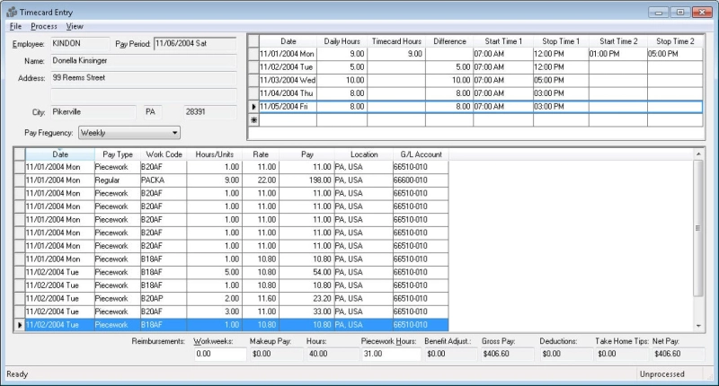 What is purpose of time sheet?