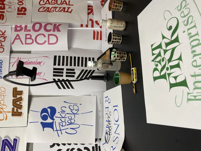  What Happens When You Learn Traditional Signwriting the Old-School Way, Even If You Start at Home?