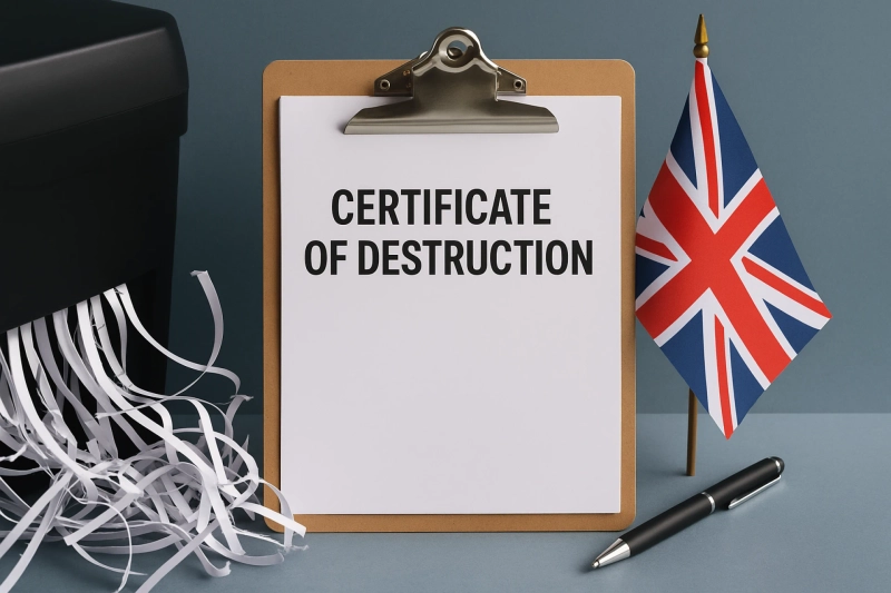 Why Certificates of Destruction Are a Must-Have for Every UK Company