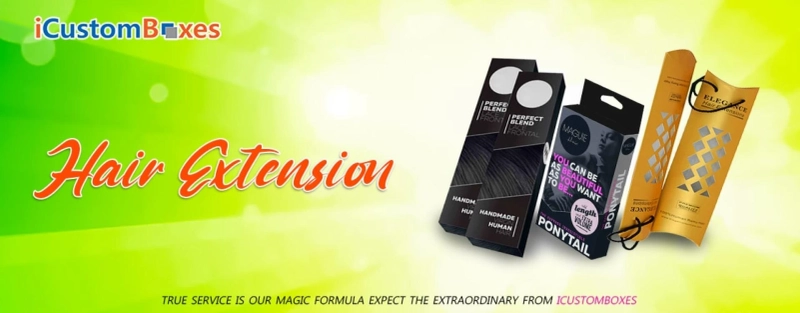 Get Premium Quality Hair Extension Boxes Wholesale at ICustom Boxes