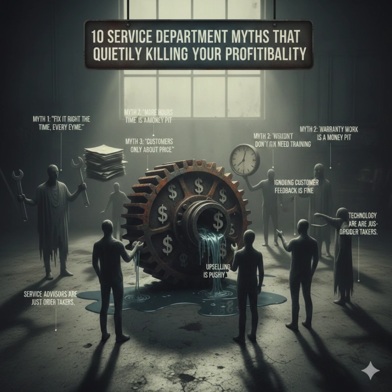 10 Service Department Myths That Are Quietly Killing Your Profitability