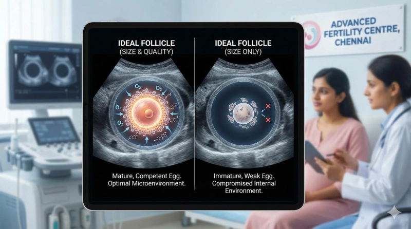 Why Follicles of the Same Size Can Produce Very Different Quality Eggs