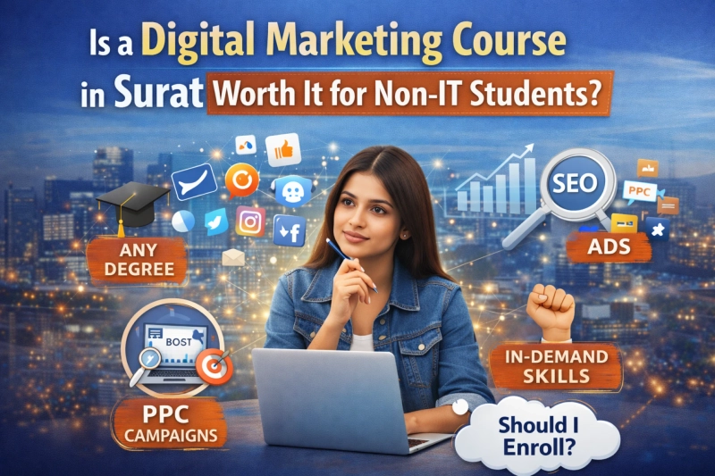 Is a Digital Marketing Course in Surat Worth It for Non-IT Students?