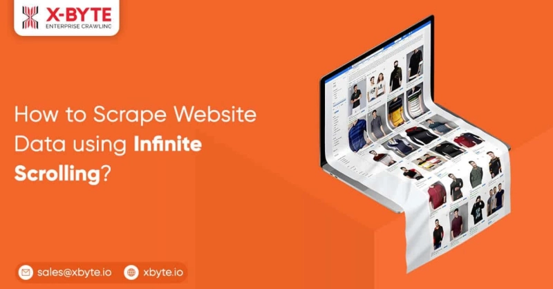 How to Scrape Website Data using Infinite Scrolling?