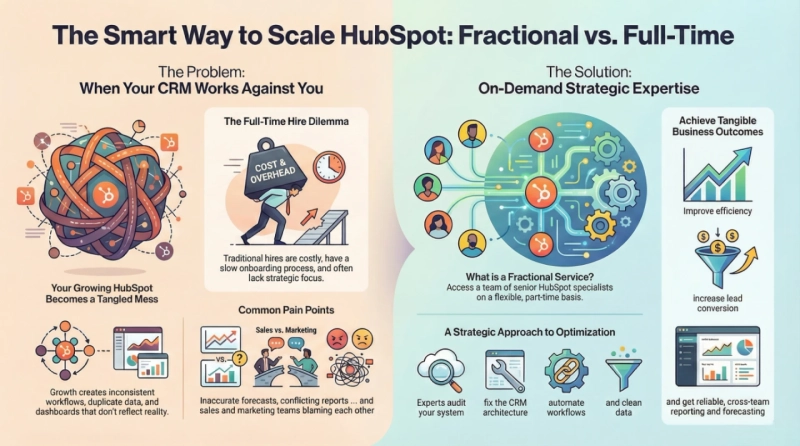 How Fractional HubSpot Services Help Growing Companies Scale Smarter and Faster
