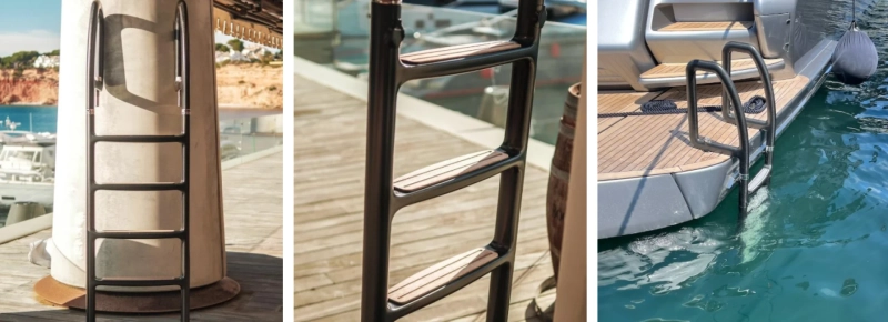  Carbon Fibre Swim Ladders for Ultimate Luxury | Yacht Charter Mallorca Palma