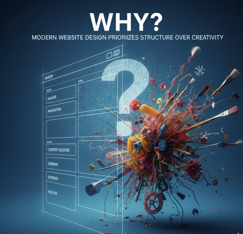 Why Modern Website Design Is More About Structure Than Creativity – Insights from a Website Design Company in Noida