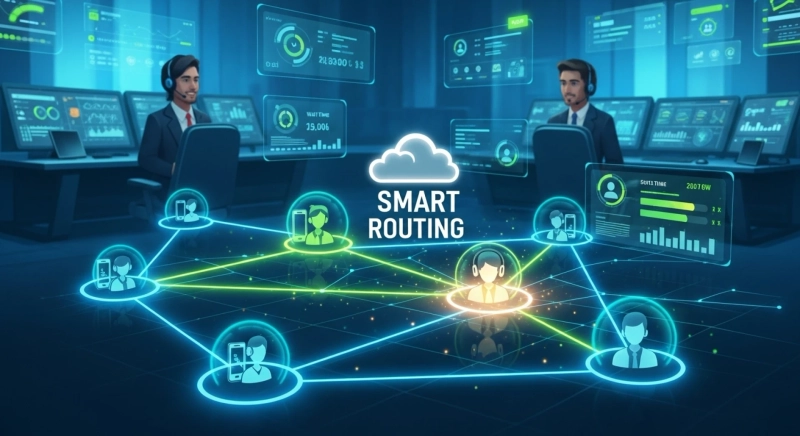 How Smart Routing in Cloud Call Center Solutions Reduces Wait Times by 50%