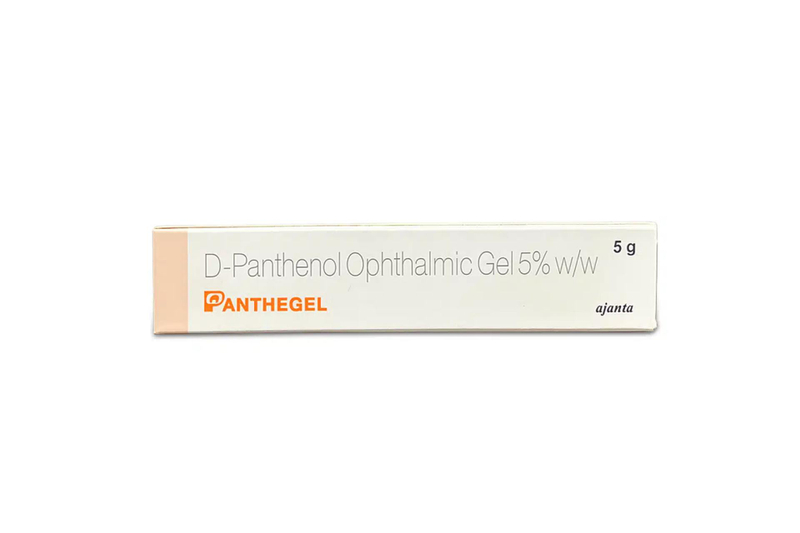 D-panthenol is a provitamin of B5. On contact with the eye