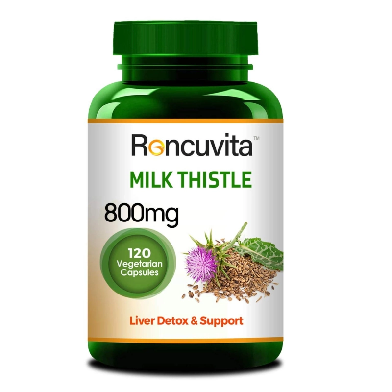 RONCUVITA Milk Thistle liver detox supplement