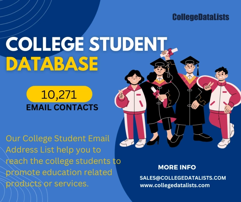 College Student Email Address List in USA