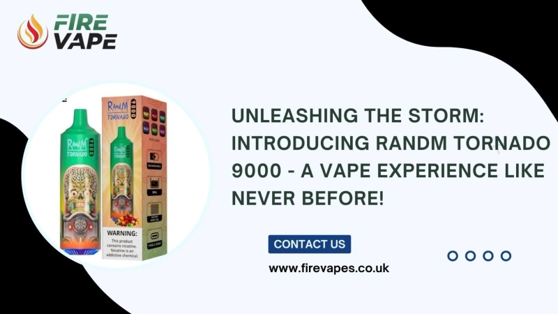 Unleashing the Storm: Introducing Randm Tornado 9000 - A Vape Experience Like Never Before!