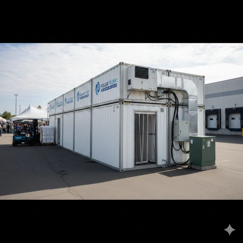 Temporary Cold Storage Solutions for Events and Warehouses