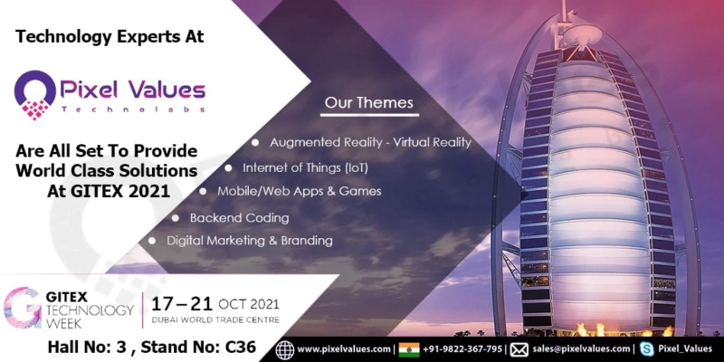 Technology Experts At Pixel Values Technolabs Are All Set To Provide World Class Solutions At GITEX