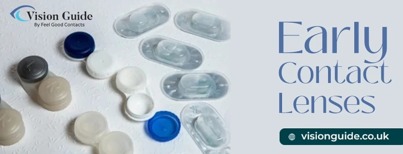 Challenges and Breakthroughs of Early Contact Lenses