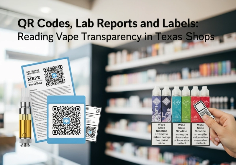 QR Codes, Lab Reports, and Labels: Reading Vape Transparency in Texas Shops