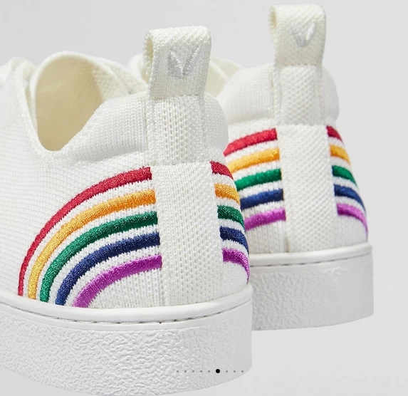 Kama Lace-up Sneakers in Rainbow-Sustainable & Washable