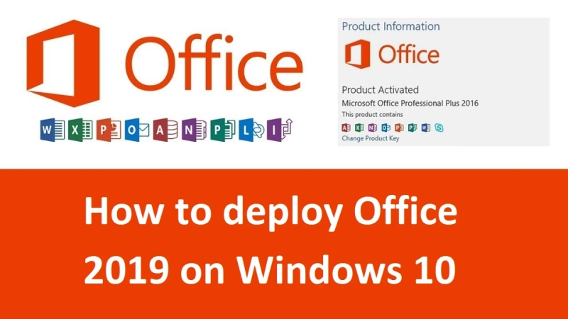 How to deploy Office 2019 on Windows 10? || office setup