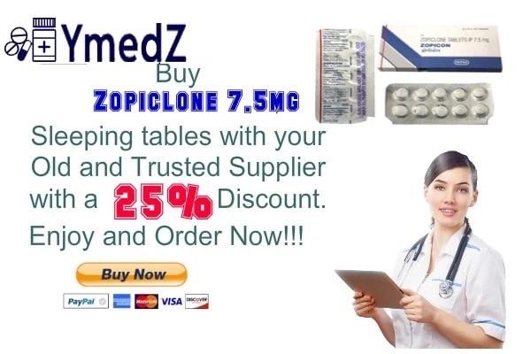 Buy Zopiclone 7.5mg Tablets Online That Can Be Used to Treat Insomnia