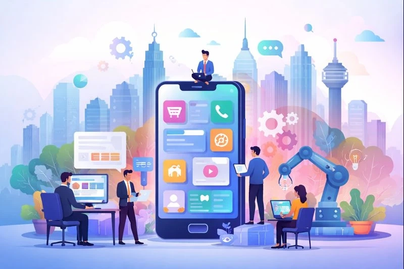 Draft: My PFUTURE OF MOBILE APP DEVELOPMENT IN INDIA: WHAT BUSINESSES SHOULD EXPECTost Title