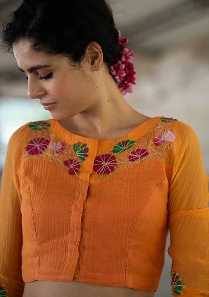 Chanderi Blouse Online
