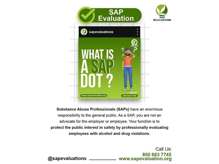 #30067 DOT Return-to-duty | DOT SAP Program near me | SAP Evaluation(s)