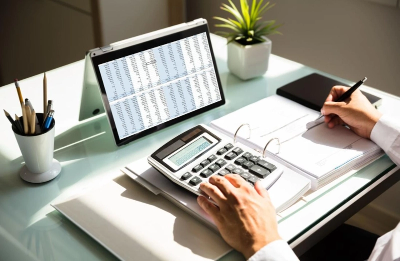 Calculator for estimating concrete requirements
