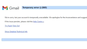 How Get You Gmail Temporary Error (Simple Steps)
