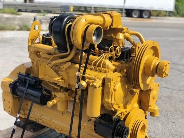 Turbocharged 3306 Cat Engine Providing Maximum Power