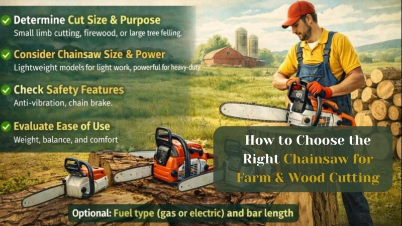 How to Choose the Right Chainsaw for Farm & Wood Cutting